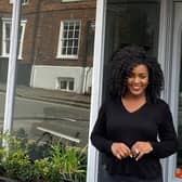 Cynthia Tooley outside Jedidiah Pantry in Buckingham