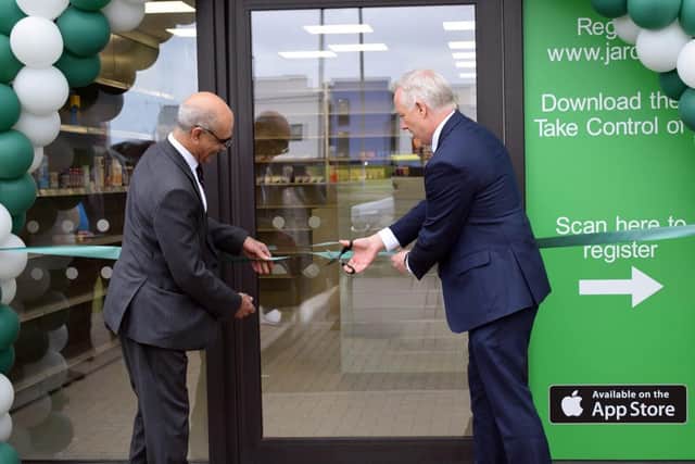 Has Modi and Rob Butler OBE MP cut the ribbon (Image credit: Complete Package Marketing)