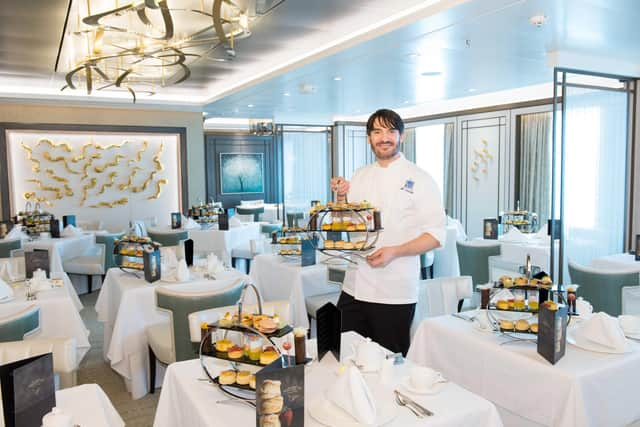 Master pâtissier Eric Lanlard’s afternoon tea is a real treat.