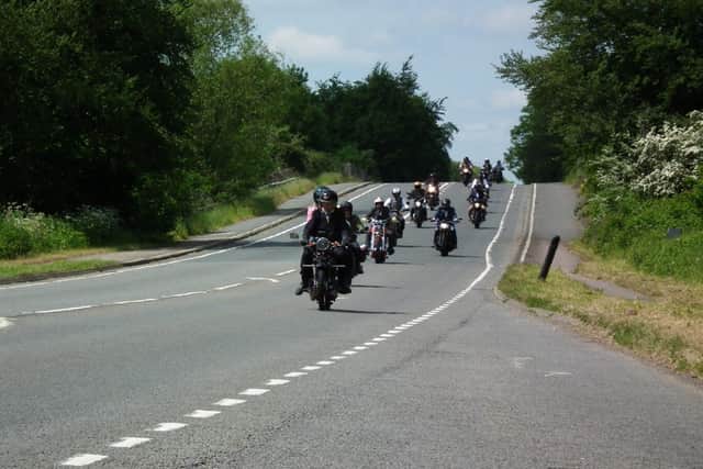 Riders on the A40 towards Central Oxford