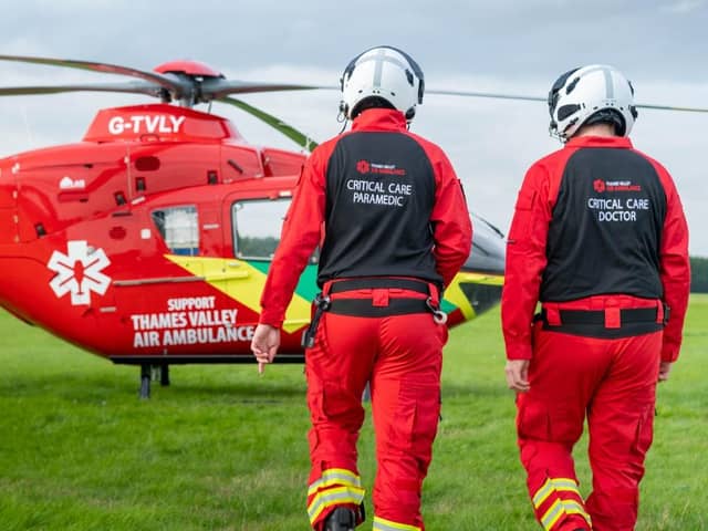 Thames Valley Air Ambulance is on call 365 days a year
