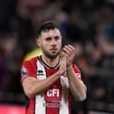 George Baldock playing for Sheffield United. Picture Andrew Yates / Sportimage