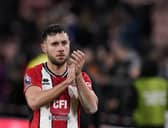 George Baldock playing for Sheffield United. Picture Andrew Yates / Sportimage