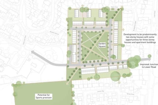 The current masterplan devised by the council