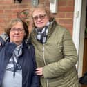 Ruth Left And Bridgette Right, photo from Charlie Smith Local Democracy Reporting Service