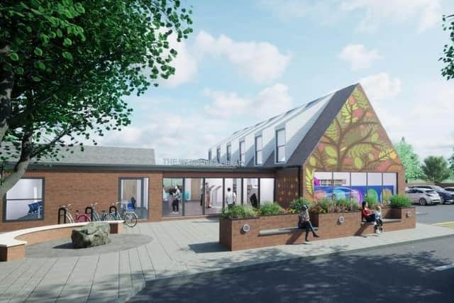 The council's design plans for Wendover Community Library