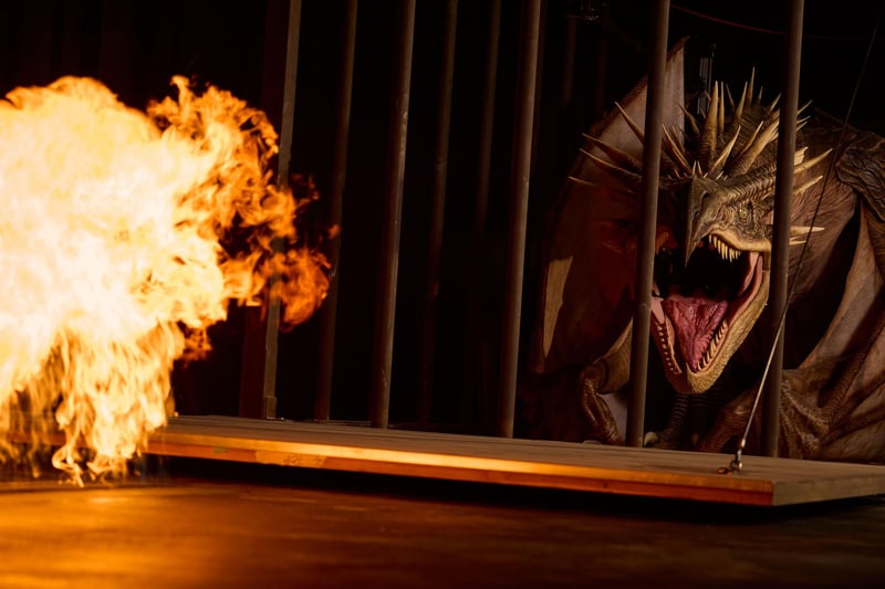 Come face to face with a fire-breathing dragon!