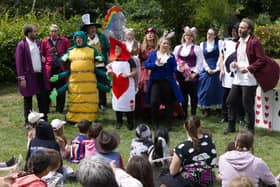 Queens Park Arts Centre's theatre company Unbound Theatre present Alice in Wonderland, photo from Laura McG Photography