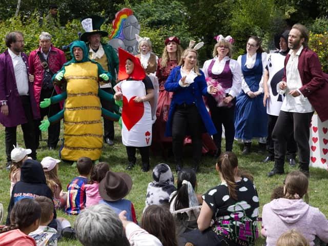 Queens Park Arts Centre's theatre company Unbound Theatre present Alice in Wonderland, photo from Laura McG Photography