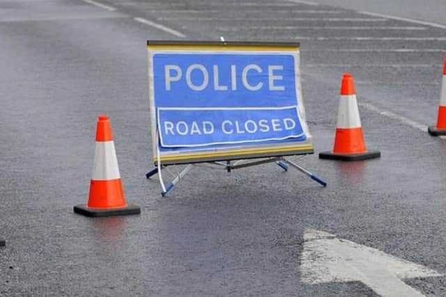The A413 was closed for several hours after the incident