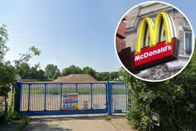 Plans for 24-hour McDonald's at former factory site have been approved. Photo: LDRS supplied image/Google Maps
