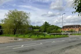 Site of the proposed development on London Road