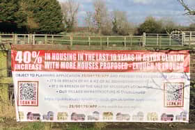Campaigners claim the village is overloaded