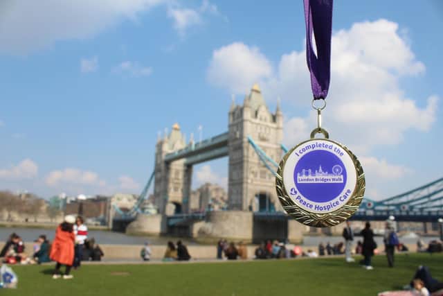 You could get one of these medals by completing the walk