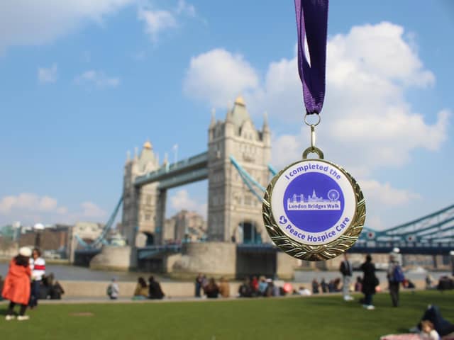 You could get one of these medals by completing the walk