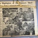 Newspaper clipping of The Finmere Show 1960. Image © Sally Haynes/NPHT