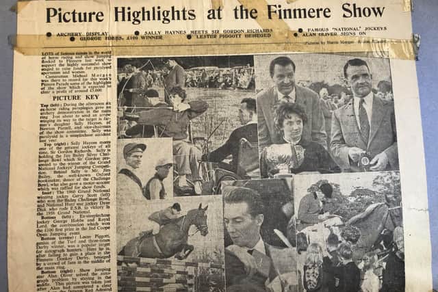 Newspaper clipping of The Finmere Show 1960. Image © Sally Haynes/NPHT