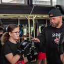 Billy Joe Saunders giving out pointers in Aylesbury, photo from Sunny Mandair