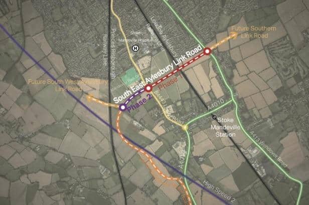 Current council plans for the new road scheme