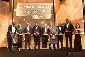 As well as winning (not only one award but two!) Service Industry Entrepreneur of the year 2024