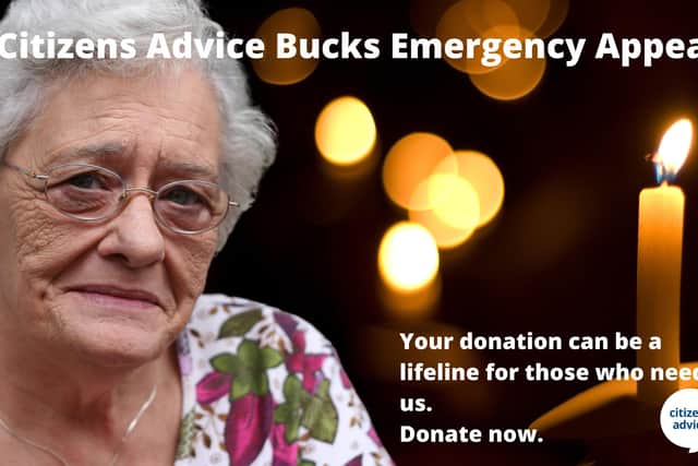 Citizens Advice Bucks has launched a Christmas Emergency Appeal