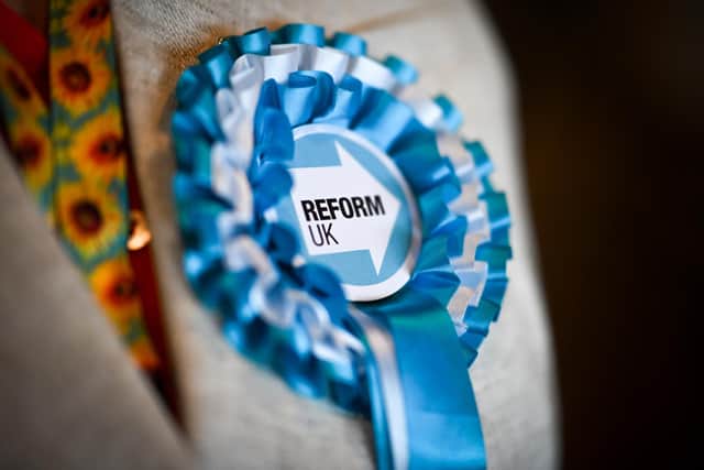 An Aylesbury local elections candidate has been suspended by the Reform Party (Photo by Finnbarr Webster/Getty Images)