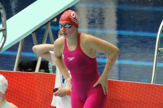 Plucky teenager Olivia Newman-Baronius who beat sepsis and an autism diagnosis to follow her dream of swimming for her country. She's taking part in Paralympic trials in April.