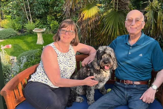 Christine with her husband Dan