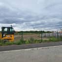 A recent photo from the site