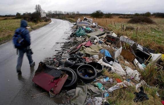 Fly-tipping in Buckinghamshire was most common on highways (59%), while household waste accounted for 58% of the illegally dumped rubbish reports.