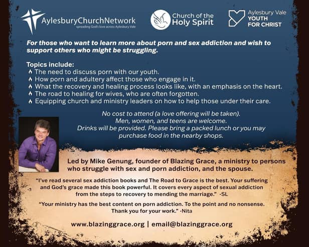 The advertisement for the conference coming soon to Aylesbury