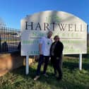 Neil Bowness (Hartwell Nurseries) &amp; Linda Petrons (Greenfingers Charity)