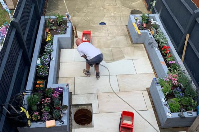 Best patio transformation: Tom Coffey adds the finishing touches to an award-winning design