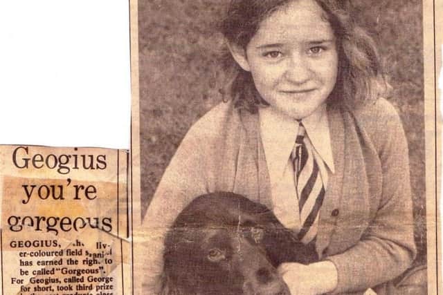Gretel wins third prize at Crufts as a schoolgirl