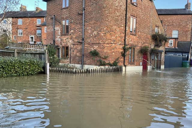 Flooding in Buckingham from late last year, photo from Councillor Robin Stuchbury