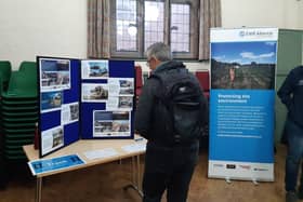 An East West Rail Alliance public consultation event in Winslow