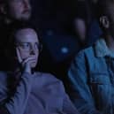 Captivated audience during film screening 2023