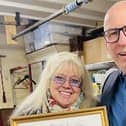 Dwina Gibb and Ken Bruce
