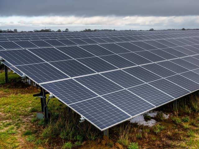 A similar sized solar farm in Yorkshire. Picture By Yorkshire Post Photographer,  James Hardisty.