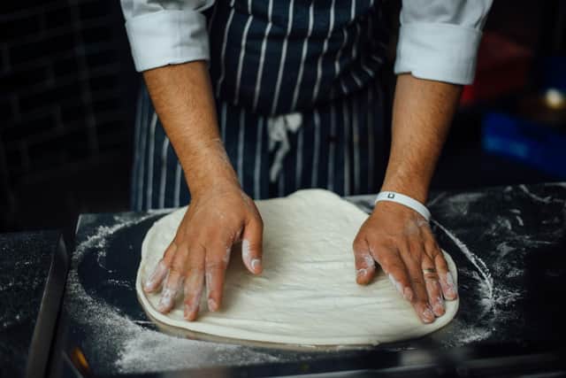 The dough is proved for 48 hours before being cooked on the premises (Photo: Oakman Inns)