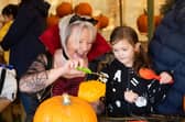 Pumpkin carving at Stonor Park & Gardens, near Henley on Thames
