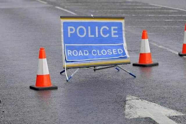 The road was closed by Thames Valley Police