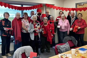 Oddfellow members in Buckingham fundraising for the BHF 