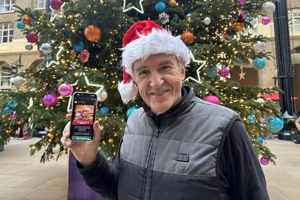 Actor Larry Lamb launches Xmas campaign.