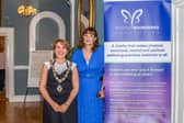 Denise Greene, Founder and CEO of Beyond Boundaries Foundation and Mayor of Marlow Muryel Boulay at the 'Launch into Summer' Fundraiser event