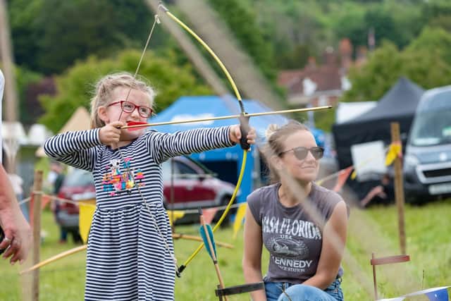Archery at the Medieval Jousting at Tumblestone Hollow