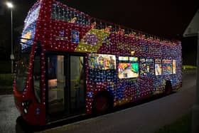 File photo of the Christmas Light Bus