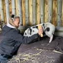 Megan with Dotty 
