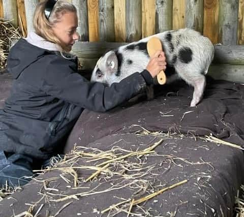 Megan with Dotty 