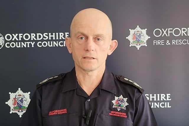 Oxfordshire's Chief Fire Officer Rob MacDougall